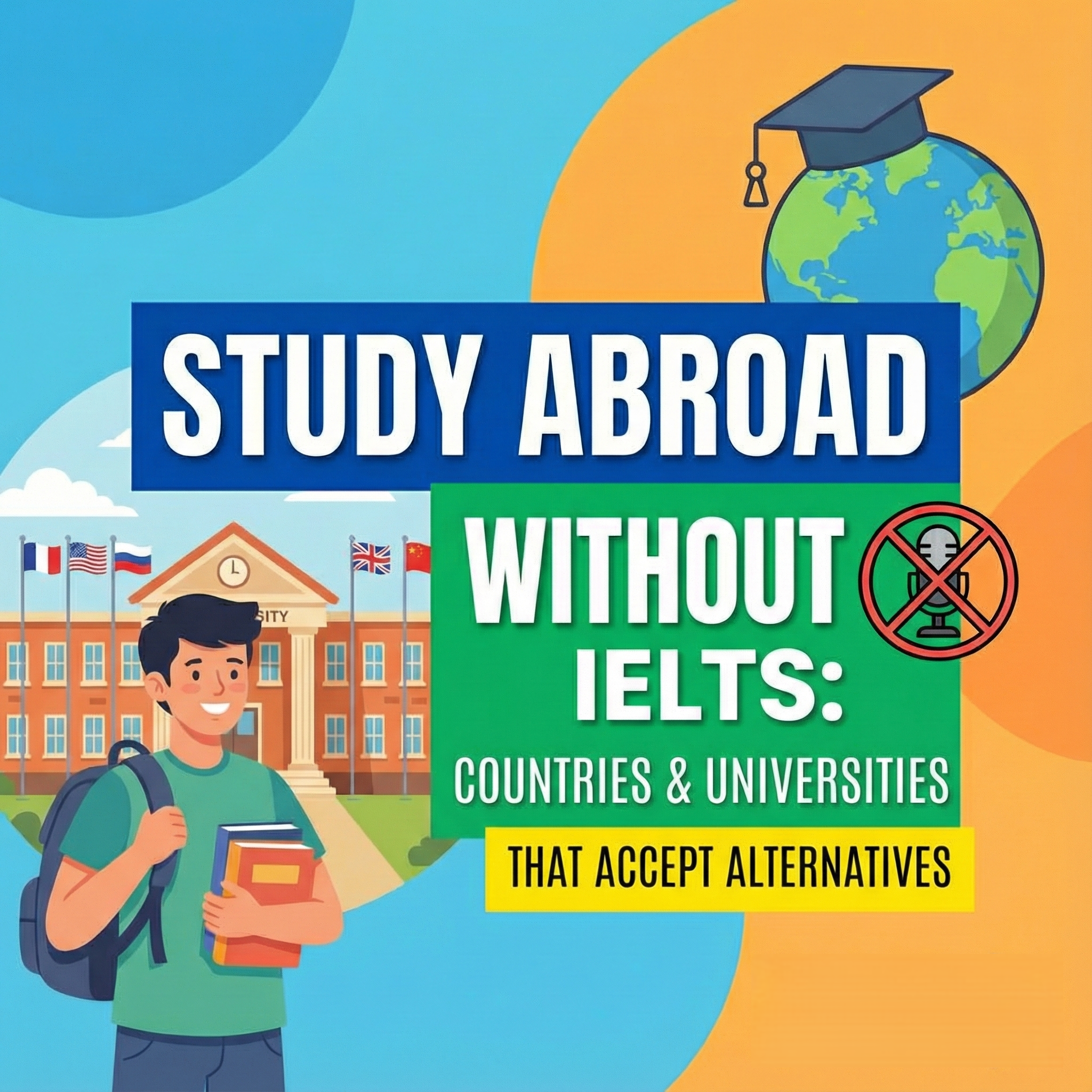 Study Abroad Without IELTS: Countries & Universities That Accept Alternatives